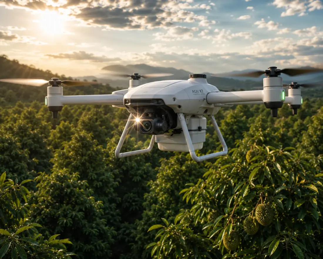 Before the Bark Turns: How Autonomous Drone Patrols Are Catching Durian Disease Early