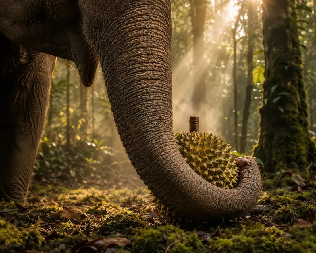 Gajah, Harimau, dan Monyet: Haiwan Liar Yang Juga Suka Durian