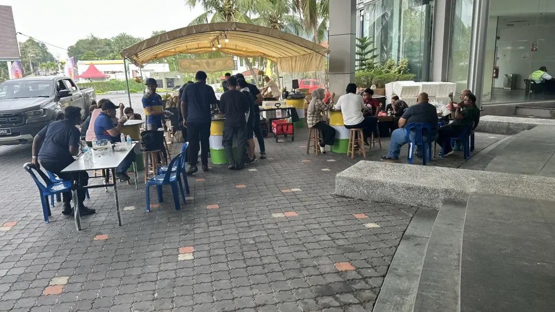 Gerai Durian Khakha di Melaka Mall